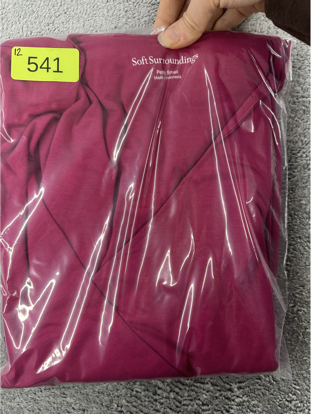 Soft Surroundings Pink Wrap Top Feminine Ruched Casual Office Style - Picture 8 of 8